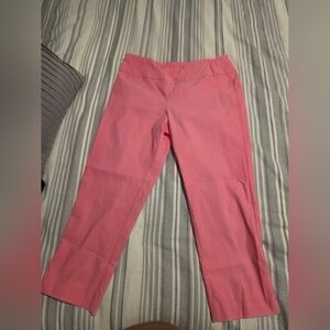 Cato Mid-Rise Coral Pants